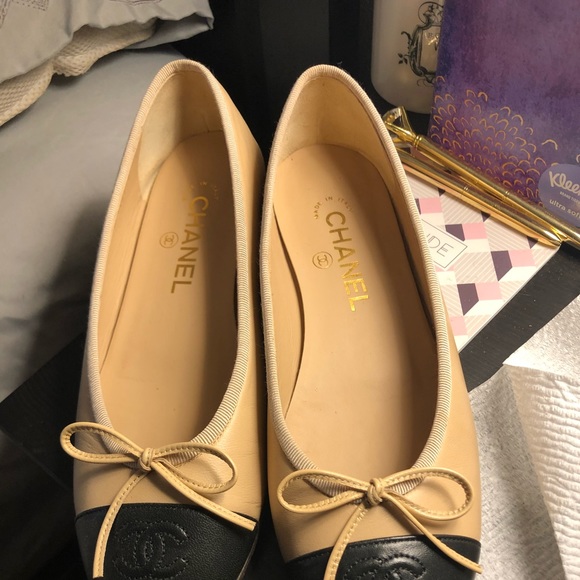 Poshmark chanel flats Clearance